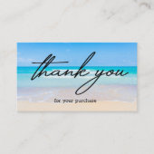 Dank u Ocean Beach Zomer Tropische Zaken Informatiekaartje (Voorkant)