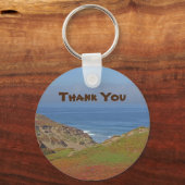 Dank u Ocean Landscape Foto Beach appreciation Sleutelhanger (Voorkant)