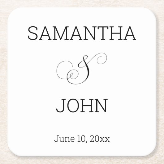 Dank u onderzetter huwelijksgunsten (Voorkant)