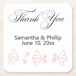 Dank u onderzetter huwelijksgunsten