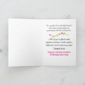 Dank u op de dag van de Administratieve Beroeps Bedankkaart (Binnen)