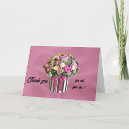 Dank u op de dag van de Administratieve Beroeps Bedankkaart