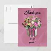 Dank u op de dag van de Administratieve Beroeps Briefkaart (Voorkant / Achterkant)