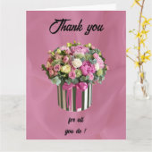 Dank u op de dag van de Administratieve Beroeps Kaart (Gele Bloem)