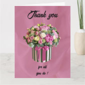 Dank u op de dag van de Administratieve Beroeps Kaart (Voorkant)