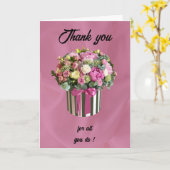 Dank u op de dag van de Administratieve Beroeps Kaart (Gele Bloem)