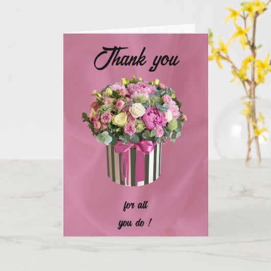 Dank u op de dag van de Administratieve Beroeps Kaart (Gele Bloem)