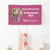 Dank u op de dag van de Administratieve Beroeps Spandoek (Insitu)