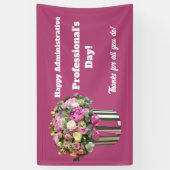 Dank u op de dag van de Administratieve Beroeps Spandoek (Verticaal)