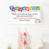 Dank u op Doktersdag Spandoek (Insitu)