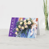 Dank u, opmerkingen bedankkaart (Voorkant)