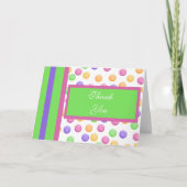 Dank u, opmerkingen bedankkaart (Voorkant)