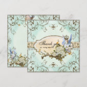 Dank u Opmerkingen - betoverde Faerie Princess Notitiekaartje (Voorkant / Achterkant)