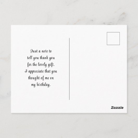 Dank u Orchid Floral Briefkaart