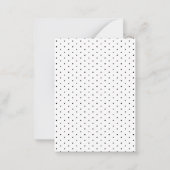 dank u overlay kalligrafie bruiloft foto notitiekaartje (Achterkant)