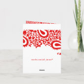 Dank U Paisleys Elegante Indiase Vouwkaart Bedankkaart (Achterkant)