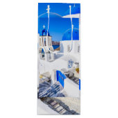 Dank u papieren zak Oia Santorini Wijn Cadeautas (Voorkant)