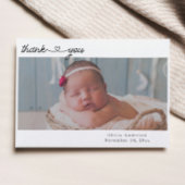 Dank u Pasgeboren Foto's Script Hartgeboorte Aankondiging