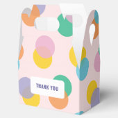 Dank u Pastel Confetti Bedankdoosjes (Geopend)