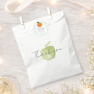 Dank u  pastel Greenery strepen Verjaardag Labels