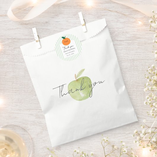 Dank u pastel Greenery strepen Verjaardag Labels