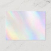 Dank u pastel kleuren visitekaartje (Achterkant)