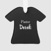 Dank u pastoor ornament (achterkant)