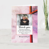 DANK U PASTOR Scripture PHOTO CARD Bedankkaart (Voorkant)