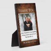 DANK U PASTOR Shepherd PHOTO Plaque Fotoplaat (Zijkant)