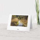 Dank u, Pathway to Peace Kaart (Achterkant)