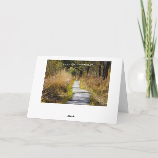 Dank u, Pathway to Peace Kaart (Achterkant)