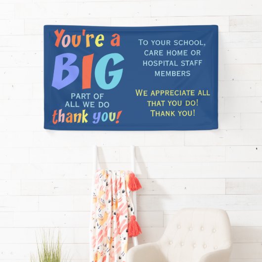 Dank u Personeelswaardering Spandoek (Insitu)