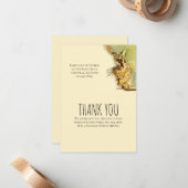 Dank u Pet Care Small Business Tabby Waterverf Notitiekaartje (Voorkant / Achterkant in situ)