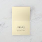 Dank u Pet Care Small Business Tabby Waterverf Notitiekaartje (Binnen)