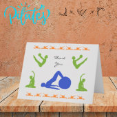 Dank u Pilates Wenskaart Kaart