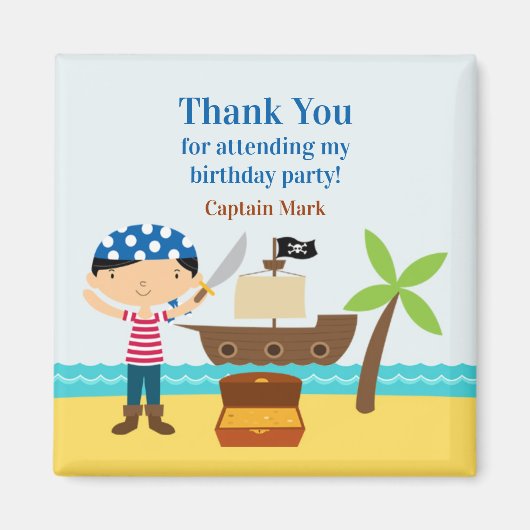 Dank u Pirate Magnet (Voorkant)