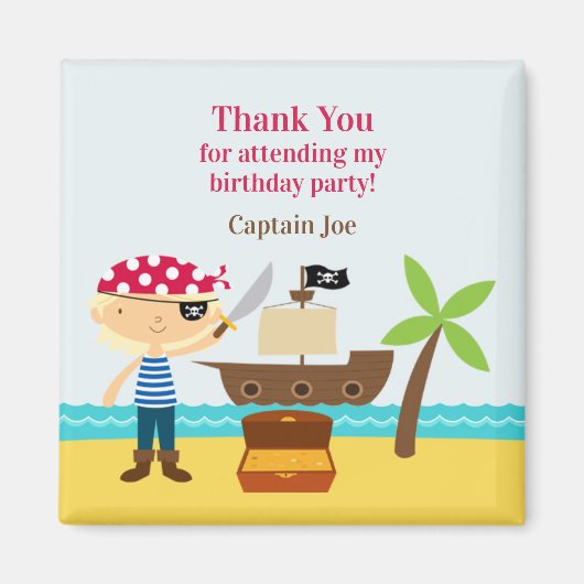 Dank u Pirate Magnet (Voorkant)