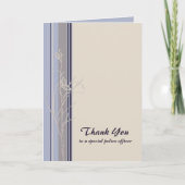 Dank u politieagent kaart (Voorkant)