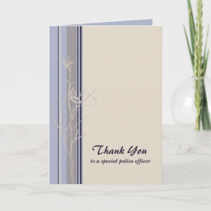 Dank u, politieagent kaart