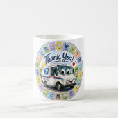 Dank u postarbeiders  koffiemok (Center)