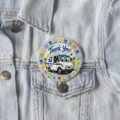 Dank u postarbeiders  ronde button 7,6 cm (In situ)