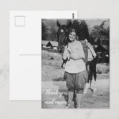 Dank u, Postkaart voor de Postbezorger (Voorkant / Achterkant)