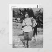 Dank u, Postkaart voor Postbezorger (Voorkant / Achterkant)