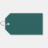 "Dank u" prachtige bloemen Label Cadeaulabel (Achterkant Horizontaal)