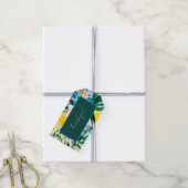 "Dank u" prachtige bloemen Label Cadeaulabel (Met Touw)