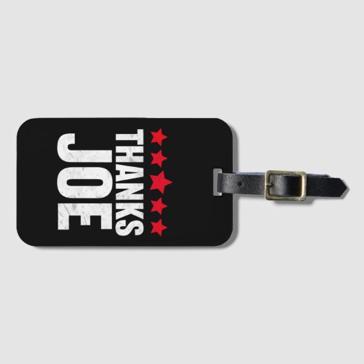 Dank u President Dank u Joe Biden Bedankt Joe Bagagelabel (Voorkant (horizontaal))