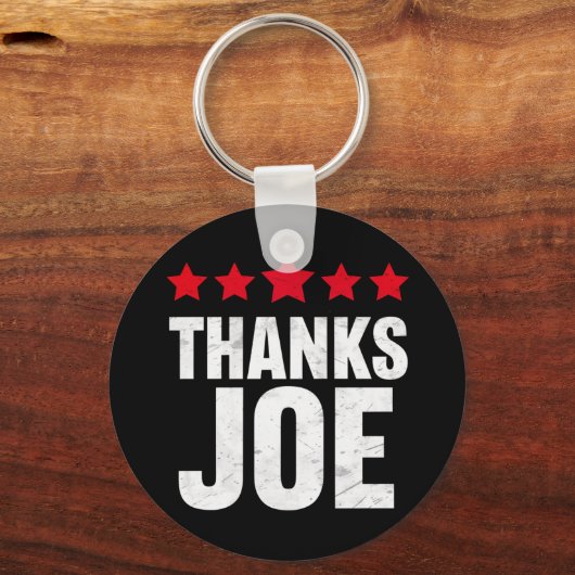 Dank u President Dank u Joe Biden Bedankt Joe Sleutelhanger (Voorkant)