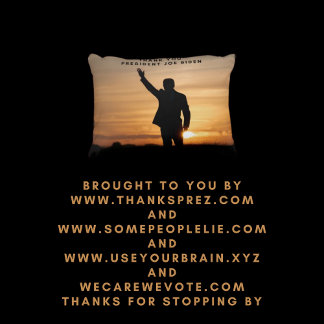 Dank u President Joe Biden Accent Kussen