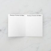 Dank u President Joe Biden Bedankkaart (Binnen)