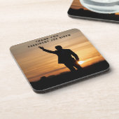 Dank u President Joe Biden Bier Onderzetter (Linkerzijde)